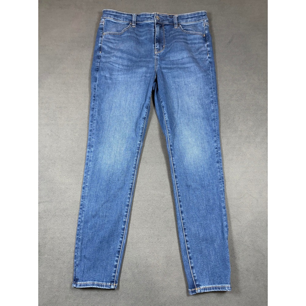 American Eagle Jeans Womens 16 Blue Next Level Stretch Skinny Denim